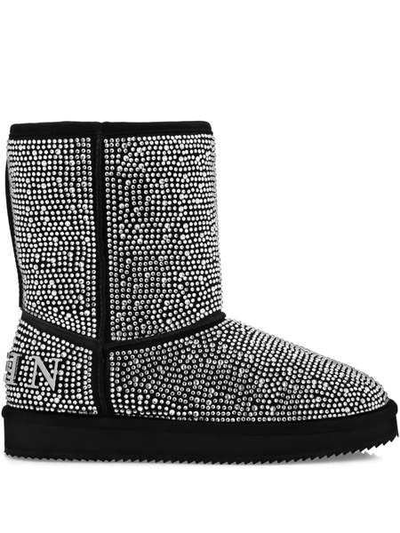  Philipp Plein Botines Con Detalles - Negro 