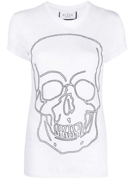 Philipp Plein Camiseta Sexy Pure Fit Con Cuello Redondo - Blanco 