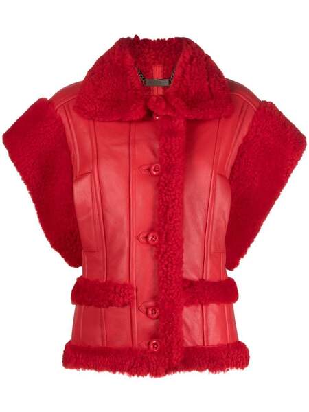  Philipp Plein Chaleco Gothic Plein Con Botones - Rojo 