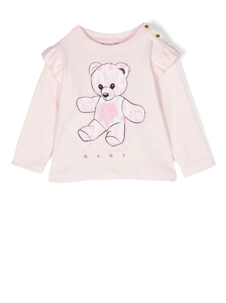  Philipp Plein Junior Sudadera Con Estampado Teddy Bear - Rosa 