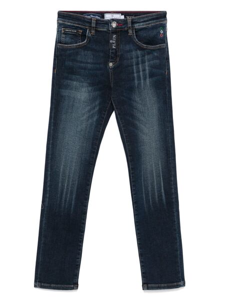  Philipp Plein Junior Vaqueros Rectos - Azul 