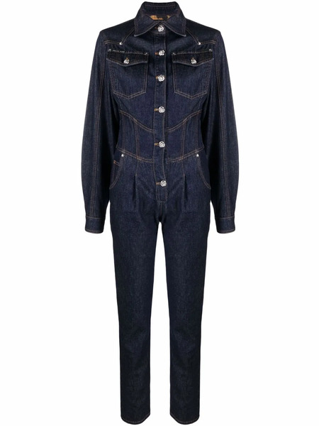  Philipp Plein Mono Vaquero Slim - Azul 