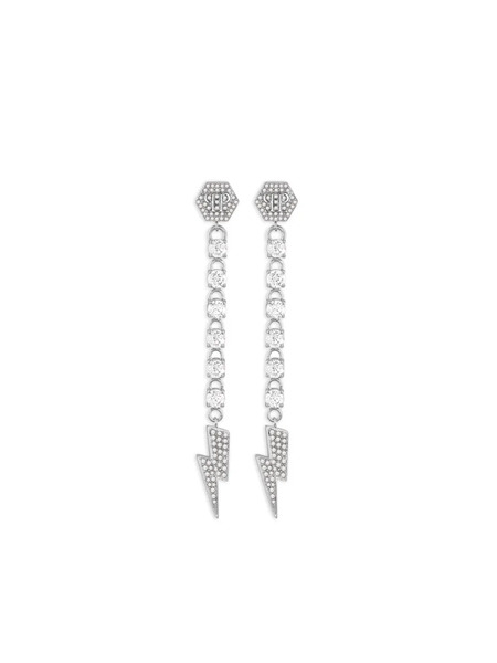  Philipp Plein Pendientes Thunder - Plateado 