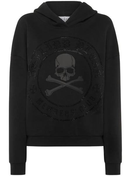  Philipp Plein Sudadera Con Capucha Y Calavera Estampada - Negro 