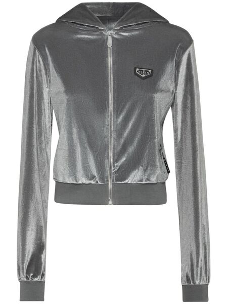  Philipp Plein Sudadera Strass Skull Con Capucha - Gris 