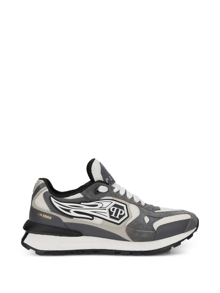  Philipp Plein Zapatillas Con Parche Del Logo - Gris 