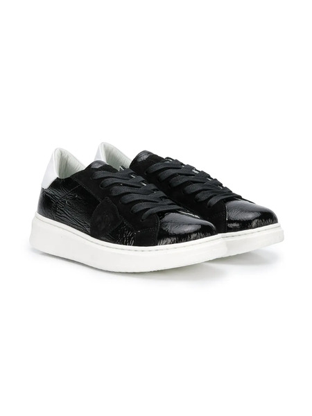  Philippe Model Kids Zapatillas Bajas Con Cordones - Negro 