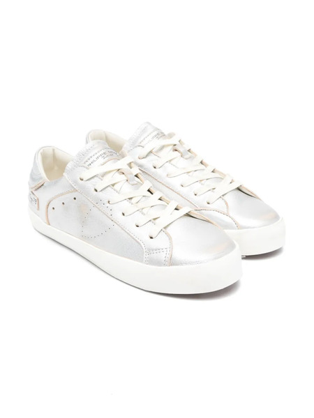  Philippe Model Kids Zapatillas Prsx - Plateado 