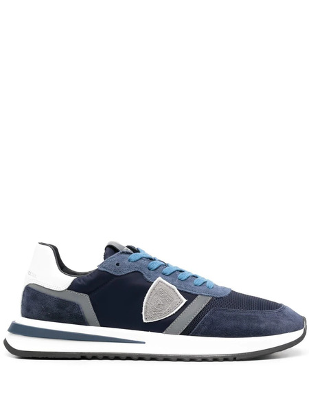  Philippe Model Paris Zapatillas Con Parche Del Logo - Azul 