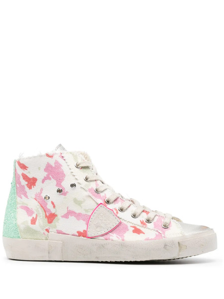 Philippe Model Paris Zapatillas Paris Con Estampado Abstracto - Blanco 