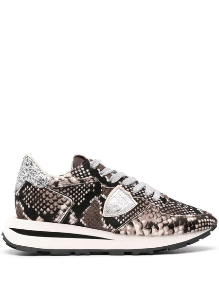 Philippe Model Paris Zapatillas Tropez Haute - Marrón 