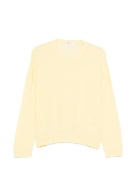  Philo-sofie Jersey De Cachemira Con Cuello Redondo - Amarillo 
