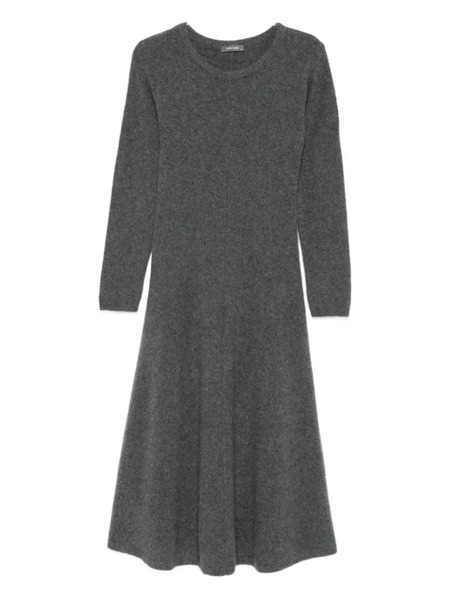  Philo-sofie Vestido Midi De Manga Larga - Gris 