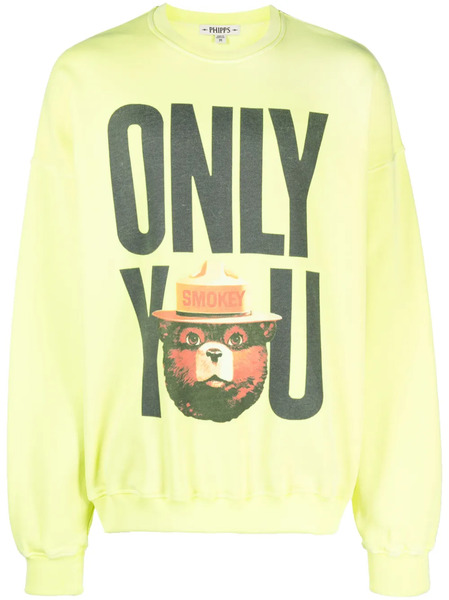  Phipps Jersey Con Estampado Gráfico - Amarillo 