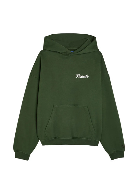  Picante Sudadera De Algodón Con Capucha - Verde 