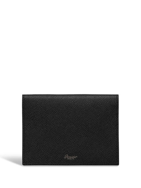  Pineider Tarjetero Con Logo - Negro 