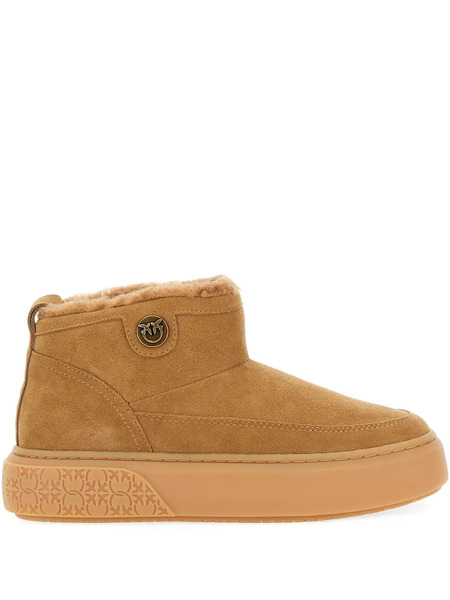  Pinko Botas De Ante Con Plataforma - Neutro 