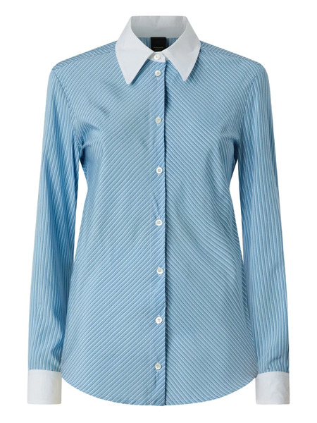  Pinko Camisa A Rayas - Azul 