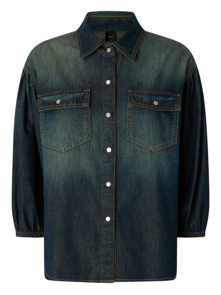  Pinko Camisa Vaquera Danae - Azul 