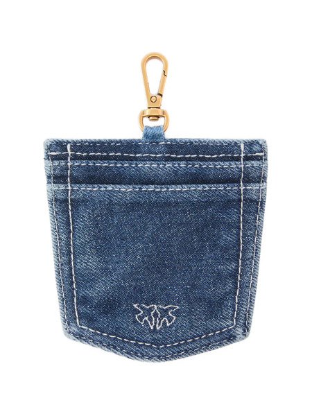  Pinko Cartera Bordada - Azul 