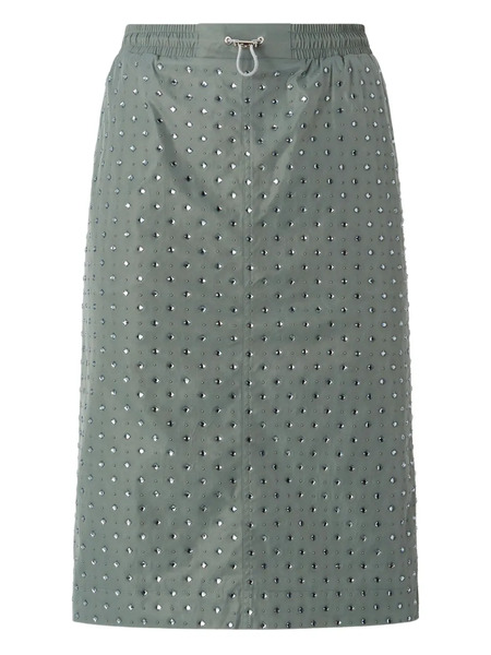  Pinko Falda Midi Alona - Verde 