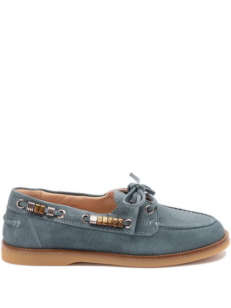  Pinko Mocasines Con Cordones - Azul 