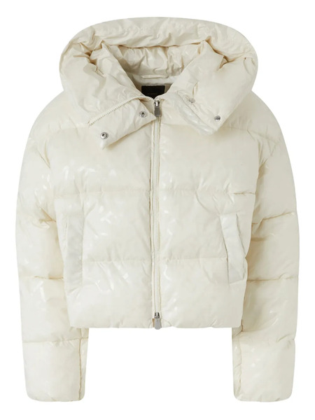  Pinko Plumífero Con Capucha - Blanco 