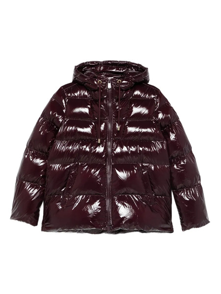  Pinko Plumífero Con Capucha - Morado 