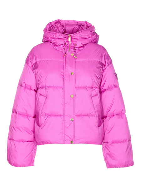  Pinko Plumífero Con Capucha - Rosa 