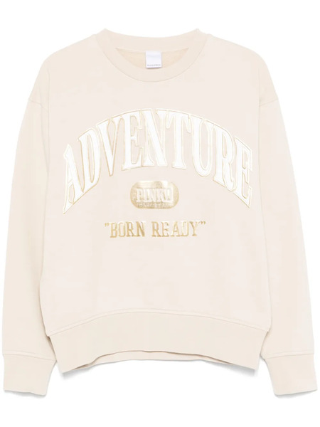  Pinko Sudadera Con Apliques - Neutro 