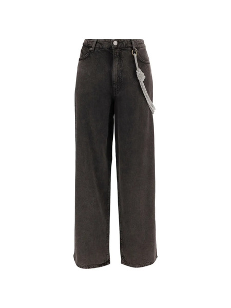  Pinko Vaqueros Con Detalle De Nudo - Gris 