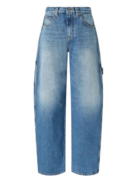  Pinko Vaqueros Utility Con Corte Balloon - Azul 