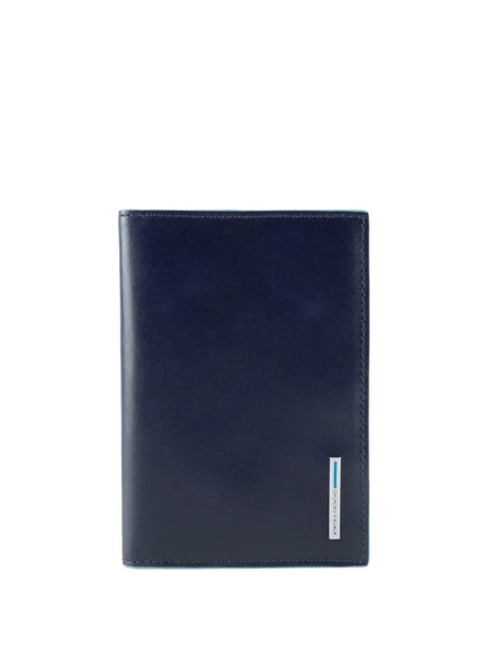  Piquadro Portadocumentos Con Placa Del Logo - Azul 