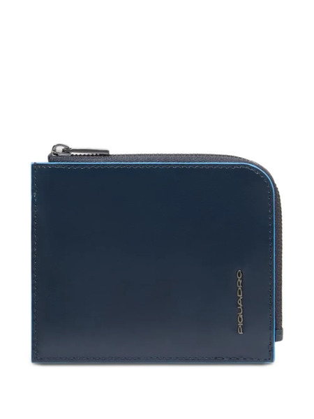 Piquadro Tarjetero Con Cremallera - Azul 
