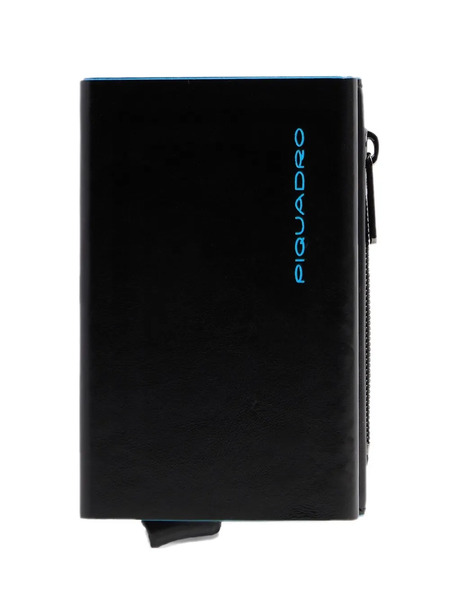  Piquadro Tarjetero Con Solapa - Negro 
