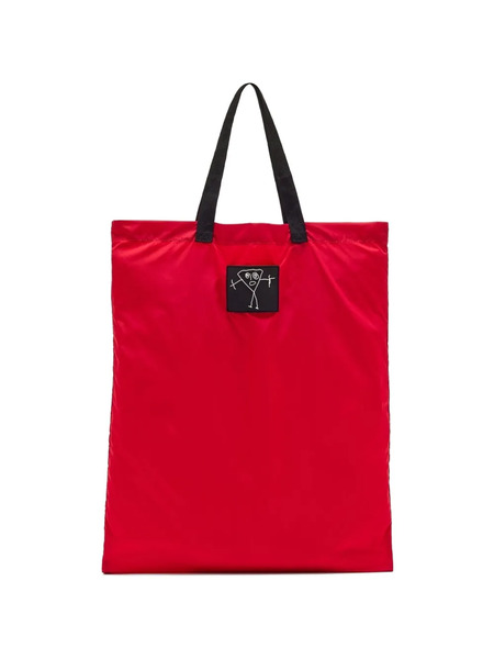  Plan C Bolso Shopper Con Apliques - Rojo 