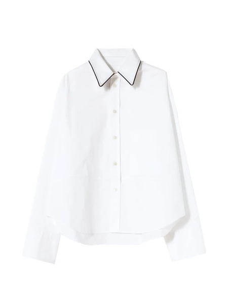  Plan C Camisa Con Cuello Con Botones - Blanco 