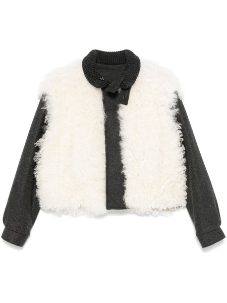  Plan C Chaqueta Con Cremallera - Blanco 