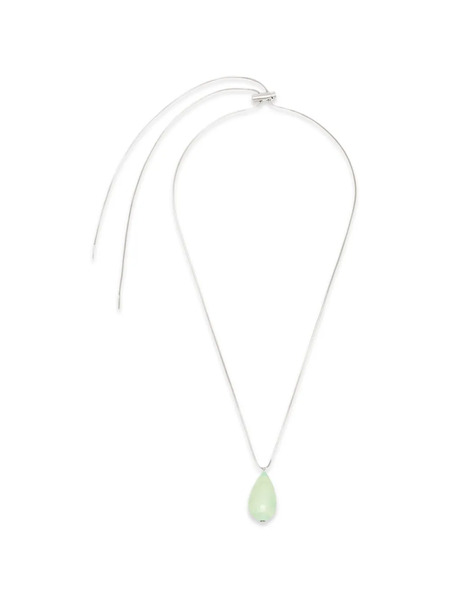  Plan C Collar Con Perlas De Papel - Plateado 