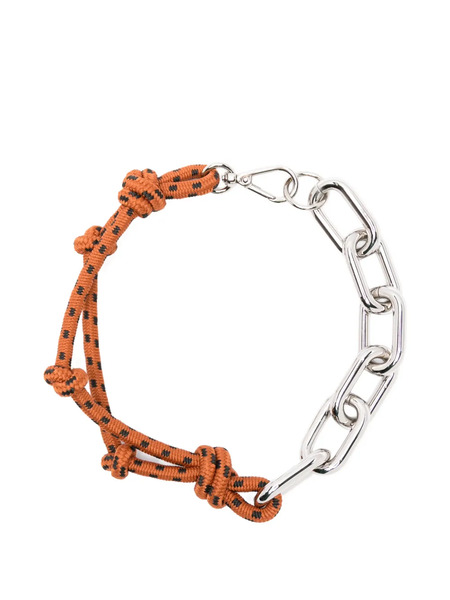  Plan C Collar De Cadena Con Nudo - Plateado 