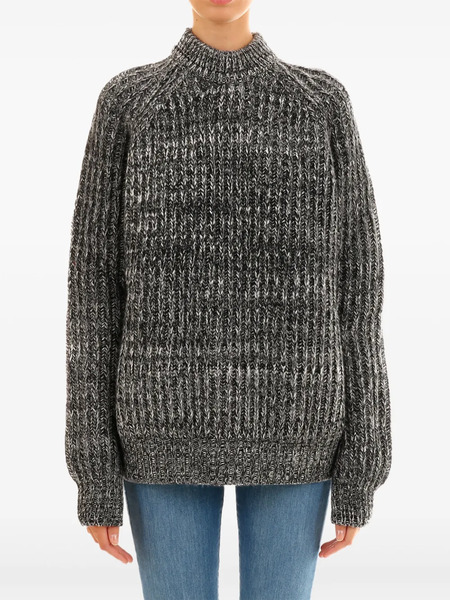  Plan C Jersey Con Efecto De Melange - Gris 