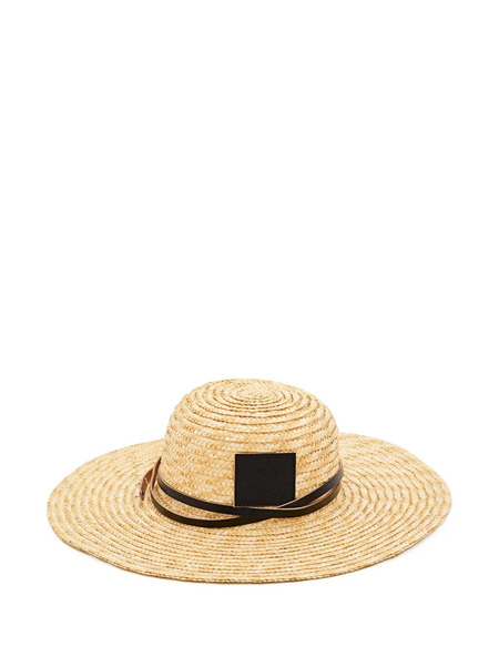  Plan C Sombrero Fedora Con Cinta - Blanco 