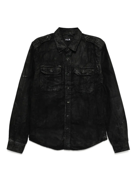  P.l.n. Camisa De Algodón - Negro 