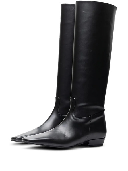  Poche Paris Botas Con Puntera Cuadrada - Negro 