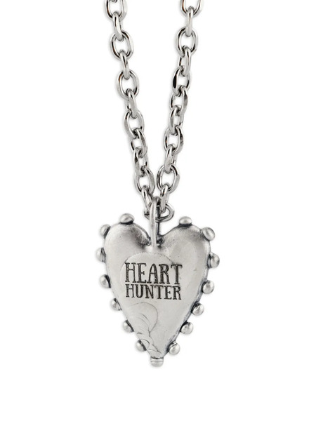  Poison Drop Lab Collar Con Colgante De Corazón - Plateado 