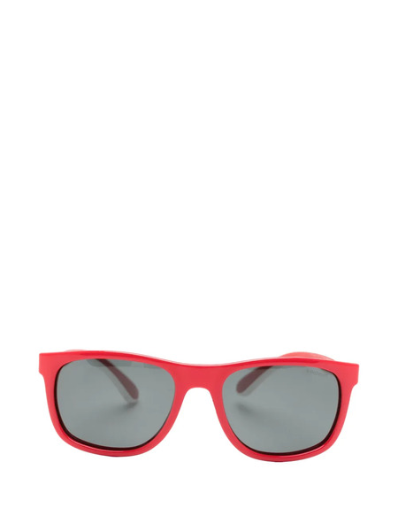  Polaroid Gafas De Sol Estampadas Con Montura Rectangular - Rojo 