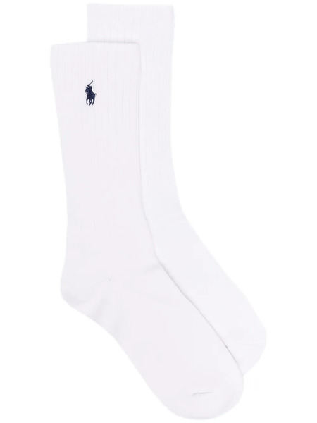  Polo Ralph Lauren Calcetines Con Motivo Polo Pony - Blanco 