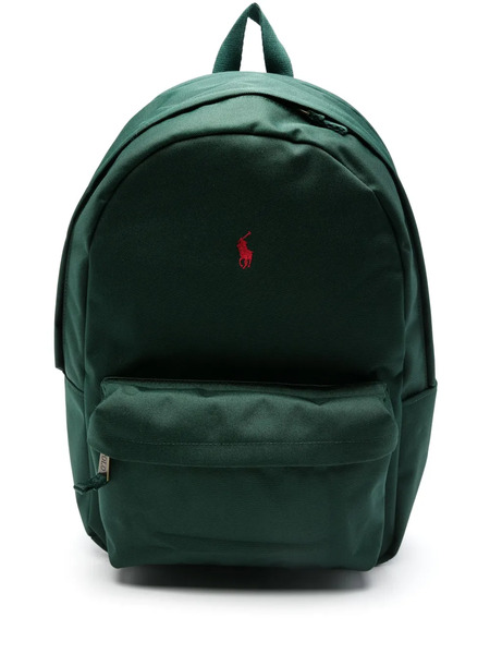  Polo Ralph Lauren Kids Mochila Con Logo Polo Pony Bordado - Verde 
