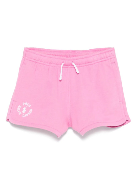  Polo Ralph Lauren Kids Pantalones Cortos De Mezcla De Algodón - Rosa 