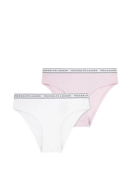  Polo Ralph Lauren Kids Set De Dos Calzoncillos Con Logo En La Cinturilla - Rosa 